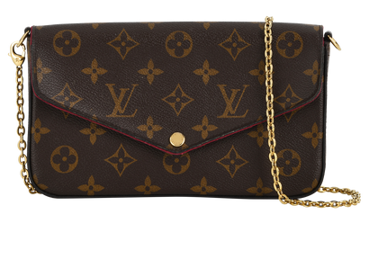 Felicie Pochette, £750, Handbags, Brown, Canvas, Front view